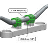 Voigt-MT Conversiekit naar Fat-bar U20A 20mm