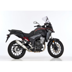 Hurric Uitlaat Supersport | Glans zilver | Honda CB500F/CB500X/CBR500R