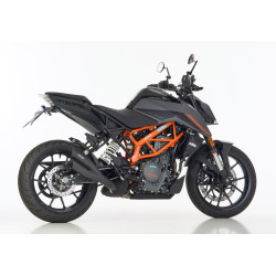 Hurric Uitlaat Pro2 | Zwart | KTM 125/390 Duke