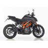 Hurric Uitlaat Pro2 | Zwart | KTM 125/390 Duke