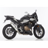 Hurric Uitlaat Supersport | Zilver | Honda CB500 Hornet & CBR500R/NX500