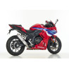 Hurric Uitlaat Supersport | Zilver | Honda CB500 Hornet & CBR500R/NX500