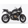 Hurric Uitlaat Supersport | Zwart | Honda CB500 Hornet & CBR500R/NX500
