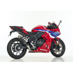Hurric Uitlaat Supersport | Zwart | Honda CB500 Hornet & CBR500R/NX500