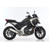 Hurric Uitlaat Supersport | Glans zilver | Honda NC750S/NC750X