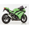 Hurric Uitlaat Supersport | Glans zilver | Kawasaki Ninja 300 & Z300