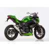 Hurric Uitlaat Supersport | Glans zilver | Kawasaki Ninja 300 & Z300