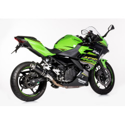 Hurric Uitlaat Supersport | Zwart | Kawasaki Ninja 400 & Z400