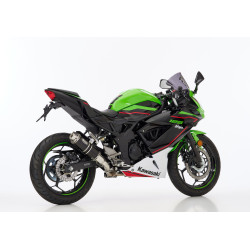 Hurric Uitlaat Supersport | Zwart | Kawasaki Ninja 125 & Z125