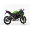 Hurric Uitlaat Supersport | Zwart | Kawasaki Ninja 125 & Z125