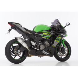 Hurric Uitlaat Supersport | Glans zilver | Kawasaki ZX-6R Ninja