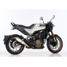Hurric Uitlaat Supersport | Glans zilver | Husqvarna 125/401 Svartpilen & 401 Vitpilen & KTM 125/250/390 Duke & 125/390 RC