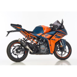 Hurric Uitlaat Supersport | Zwart | Husqvarna 125/401 Svartpilen & 401 Vitpilen & KTM 125/250/390 Duke & 125/390 RC