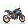 Hurric Uitlaat Supersport | Zilver | Husqvarna 401 Svartpilen/Vitpilen & KTM 390 Duke
