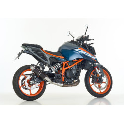 Hurric Uitlaat Supersport | Zwart | Husqvarna 401 Svartpilen/Vitpilen & KTM 390 Duke