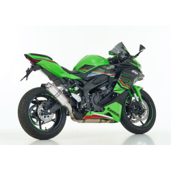 Hurric Uitlaat Supersport | Zilver | Kawasaki ZX-4R SE & ZX4R/ZX4RR