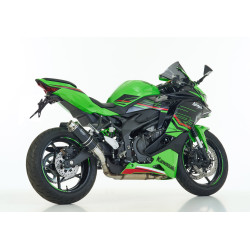 Hurric Uitlaat Supersport | Zwart | Kawasaki ZX-4R SE & ZX4R/ZX4RR