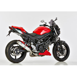 Hurric Uitlaat Supersport | Glans zilver | Suzuki SV650N/SV650S/SV650X