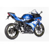 Hurric UItlaatsysteem Supersport | Zwart | Suzuki GSX-R125/GSX-S125