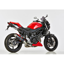 Hurric Uitlaat Supersport | Zwart | Suzuki SV650N/SV650S/SV650X