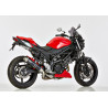 Hurric Uitlaat Supersport | Zwart | Suzuki SV650N/SV650S/SV650X