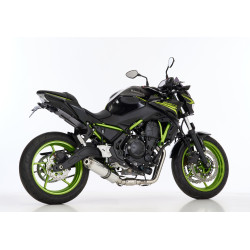 Hurric UItlaatsysteem 2-1 Supersport | Glans zilver | Kawasaki Ninja 650 & Z650(+RS)