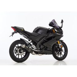 Hurric UItlaatsysteem Supersport | Zwart | Yamaha MT125 & YZF R125