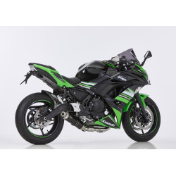 Hurric UItlaatsysteem Supersport | Zwart | Kawasaki Ninja 650 & Z650(+RS/+S)