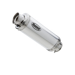 Hurric Uitlaat Supersport Universeel ø60mm/360mm | Zilver