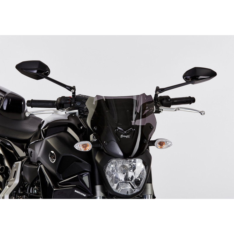 Ermax Windscherm Naked Bike | Donker getint | Yamaha MT-07