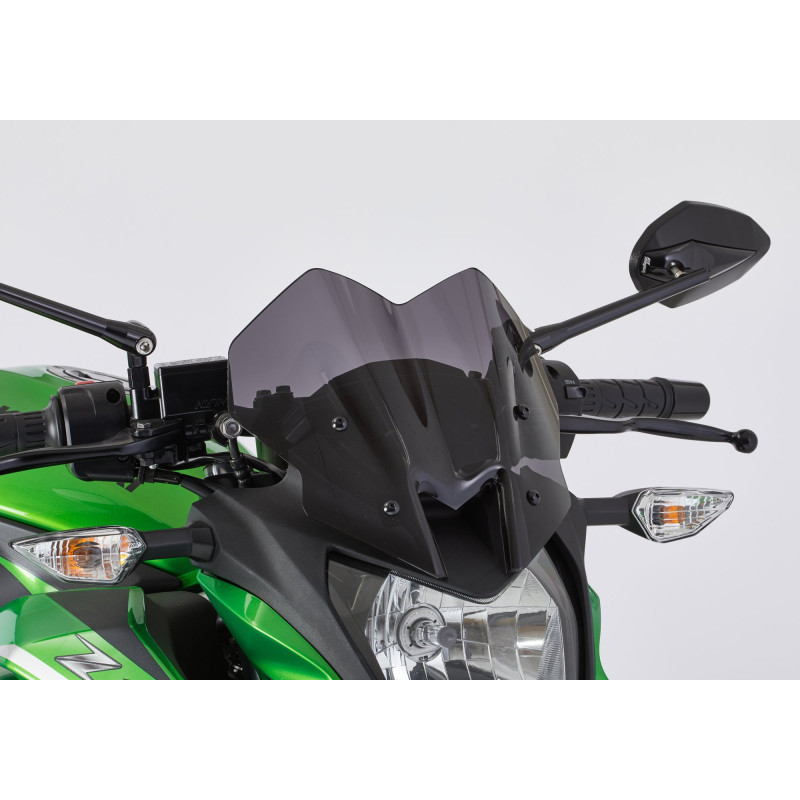 Ermax Windscherm Naked Bike | Donker getint | Kawasaki Z125