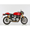Shark Uitlaat Retro | Zilver | Triumph Speed Twin 1200 & Thruxton/R