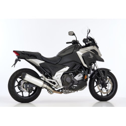 Shark Uitlaat DSX-5 | Zwart/Zilver | Honda NC750S/NC750X