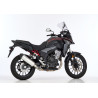 Shark Uitlaat DSX-5 | Zwart/Zilver | Honda CB500F/CB500X/CBR500R