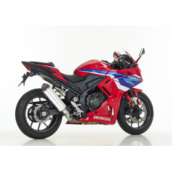 Shark Uitlaat DSX-5 | Zwart/Zilver | Honda CB500F/CB500X/CBR500R