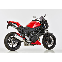 Shark Uitlaat DSX-5 | Zwart/Zilver | Suzuki SV 650 N/S/X
