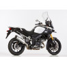Shark Uitlaat DSX-5 | Zwart/Zilver | Suzuki V-Strom 1000/XT