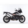 Shark Uitlaat DSX-5 | Zwart/Zilver | Husqvarna 901 Norden & KTM 790 Adventure R & 790/890 Adventure & 890 Adventure R & 890 SMT