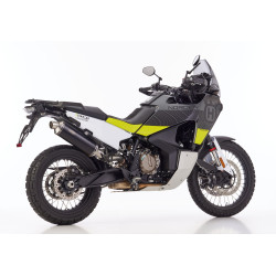 Shark Uitlaat Trophy | Zwart/Zilver | Husqvarna 901 Norden & KTM 790 Adventure R & 790/890 Adventure & 890 Adventure R & 890 SMT