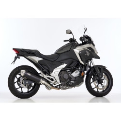 Shark Uitlaat DSX-5 | Zwart/Zilver | Honda NC700D/NC750D Integra & NC700S/NC700X/NC750S/NC750X