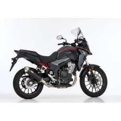 Shark Uitlaat DSX-5 | Zwart/Zilver | Honda CB500F/CB500X/CBR500R