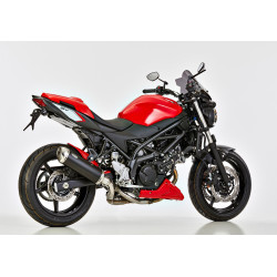 Shark Uitlaat DSX-5 | Zwart/Zilver | Suzuki SV650N/SV650S/SV650X