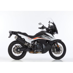 Shark Uitlaat DSX-5 | Zwart/Zilver | Husqvarna 901 Norden & KTM 790 Adventure R & 790/890 Adventure & 890 Adventure R & 890 SMT