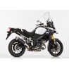 Shark Uitlaat DSX-5 | Zwart/Zilver | Suzuki V-Strom 1050/DE/XT