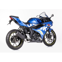 Shark Uitlaatsysteem DSX-10 | Zwart | Suzuki GSX-R125/GSX-S125