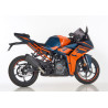 Shark Uitlaat DSX-10 | Zwart | Husqvarna 125/401 Svartpilen & 401 Vitpilen & KTM 125/250/390 Duke & 125/390 RC