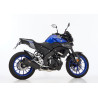 Shark Uitlaatsysteem DSX-10 | Zwart | Yamaha MT125/XSR125 & XSR125 Legacy & YZF R125