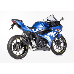 Shark Uitlaatsysteem SCR-4 | Zwart | Suzuki GSX-R125/GSX-S125