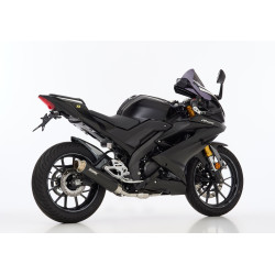 Shark Uitlaatsysteem SCR-4 | Zwart | Yamaha MT125 & YZF R125