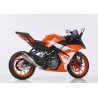 Shark Uitlaat SRC-4 | Zilver | KTM 125/250/390 Duke & 125/390 RC